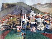 Tivadar Kosztka Csontvary Springtime in Mostar Spain oil painting artist